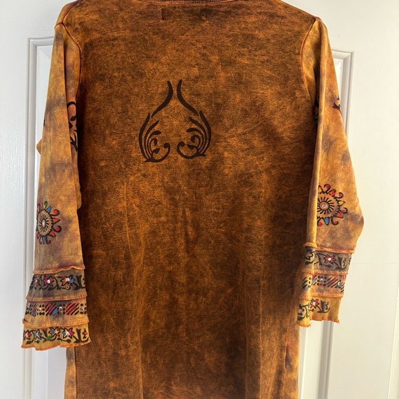 Women's Multicolor Bohemian Top - Picture 5 of 5